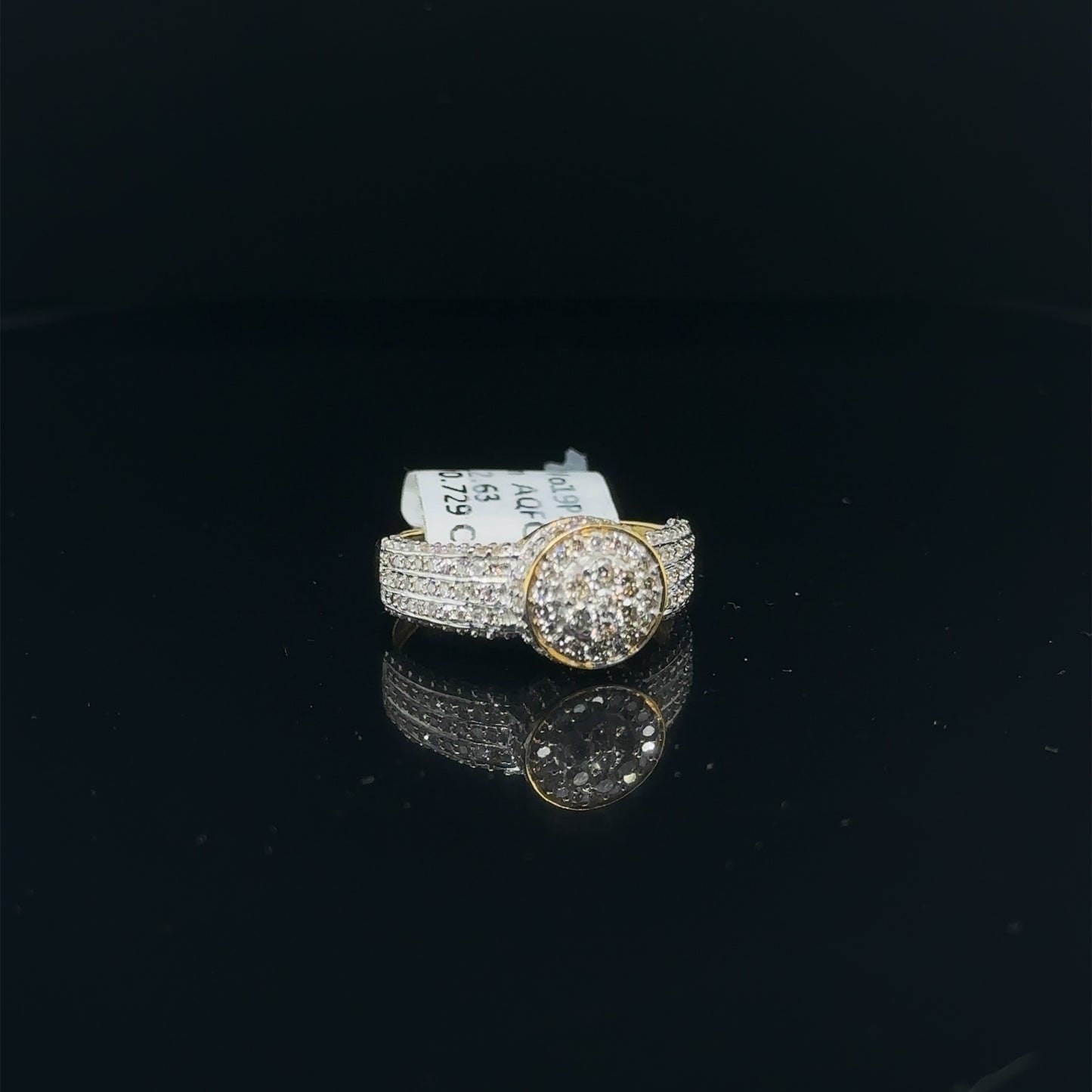 Circle Ladies Diamond Ring-LR0018