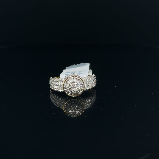 Circle Ladies Diamond Ring-LR0018